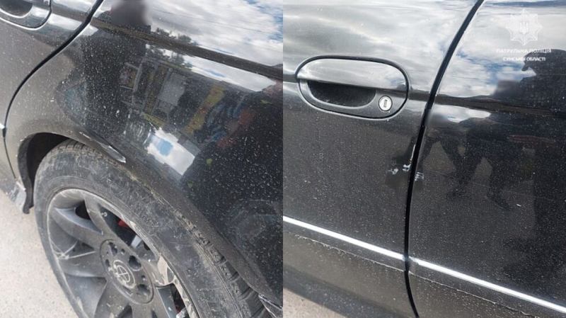 Сумські патрульні розшукали водія, який вчинив ДТП та залишив місце події