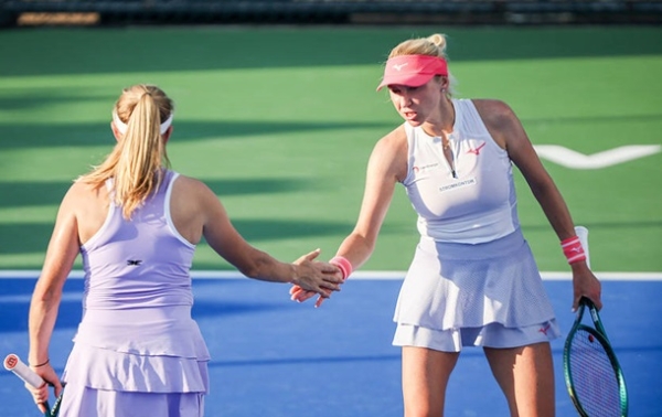 Українка завершила боротьбу в парному розряді турніру в Китаї Українка завершила боротьбу в парному розряді турніру в Китаї