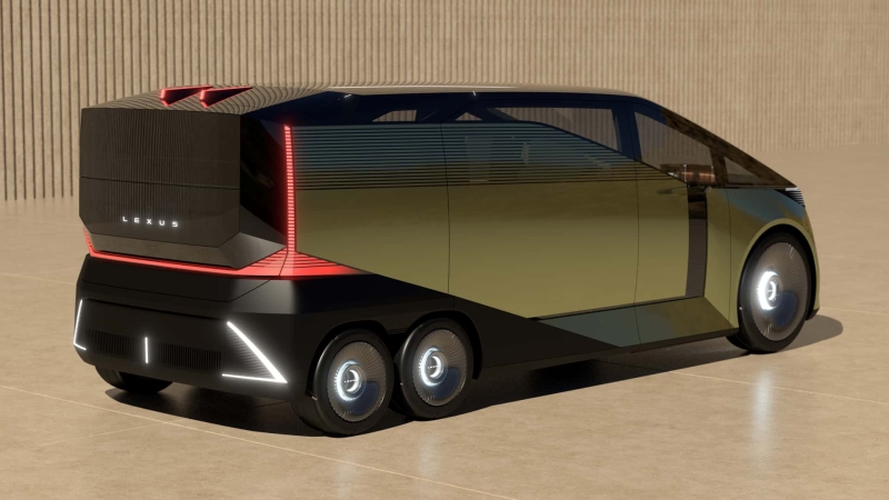 Lexus LS еволюціонував із седана у шестиколісний мінівен