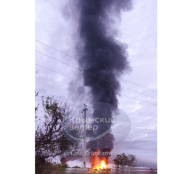 Анексований РФ Крим був атакований безпілотниками, горять нафтобази у Гвардійському та Сімферополі