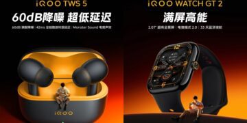 iQOO випустила смартгодинник iQOO Watch GT 2 і навушники iQOO TWS 5