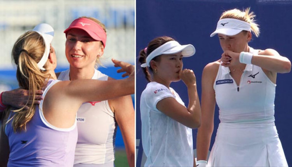 Дніпровські тенісистки сестри Кіченок у різних тандемах успішно стартували на двох турнірах