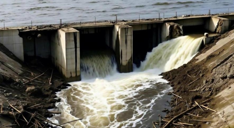 Наслідки ударів по Бєлгородській дамбі видно з космосу – пабліки