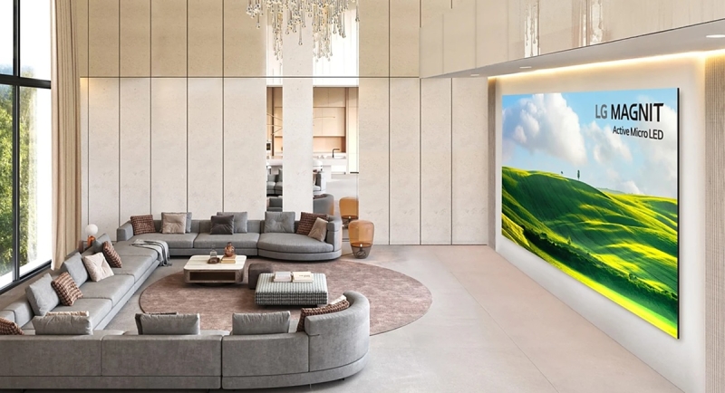 136-дюймів передових технологій: представлений гігантський Micro LED-телевізор LG Magnit