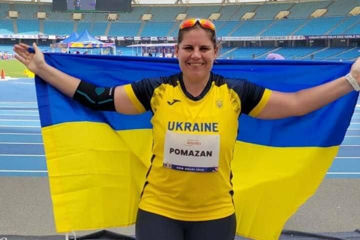 Запорізька спортсменка Марія Помазан стала чемпіонкою світу з пара легкої атлетики
