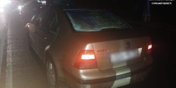 Недотримання дистанції призвело до ДТП за участі трьох автомобілів у Сумах
