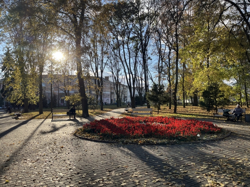 Полтава – в атмосфері Хелловіну: моторошні декорації, гарбузи та відьми на вулицях міста
