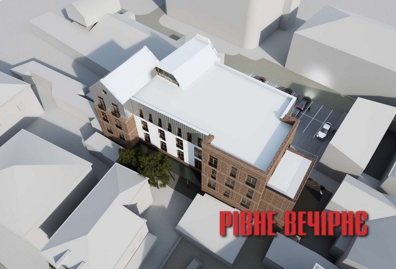 У центрі Рівного побудують новий готель з просторими номерами