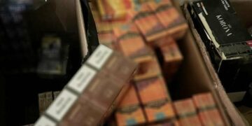 У Миколаєві вилучили понад 11 тисяч пачок цигарок і тонну фальсифікованого алкоголю, – ФОТО