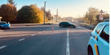У селі Забороль зіткнулися Mercedes і Mazda