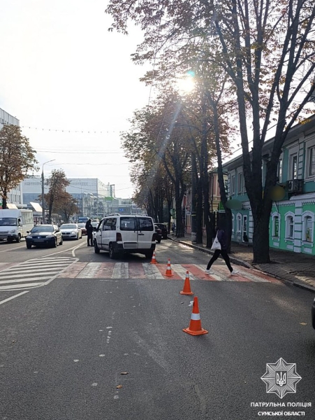 У Сумах – двоє пішоходів травмовані внаслідок ДТП