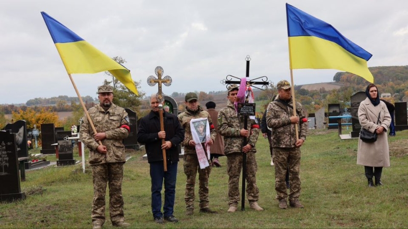 У Великосорочинській громаді провели в останню путь загиблого Захисника України