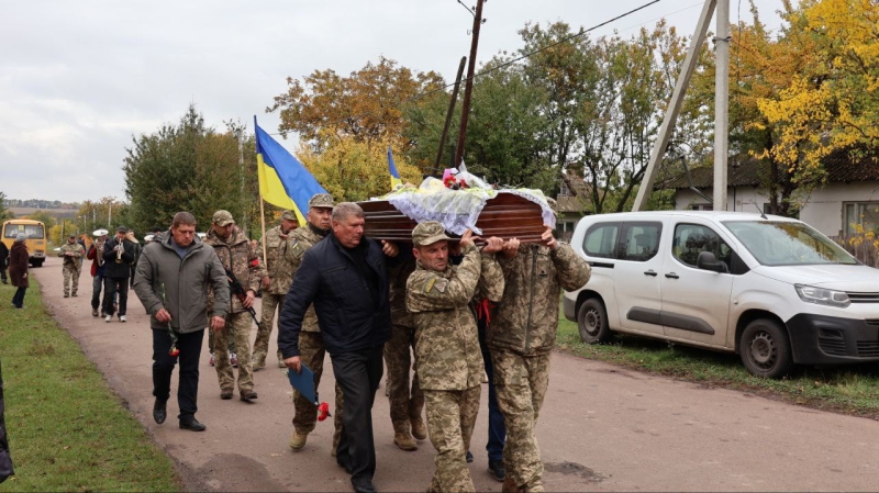 У Великосорочинській громаді провели в останню путь загиблого Захисника України