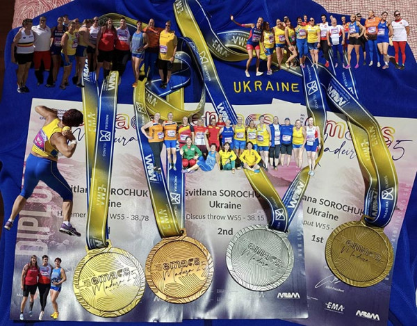 Вік перемогам не завада: троє легкоатлетів з Дніпра стали призерами чемпіонату Європи серед ветеранів