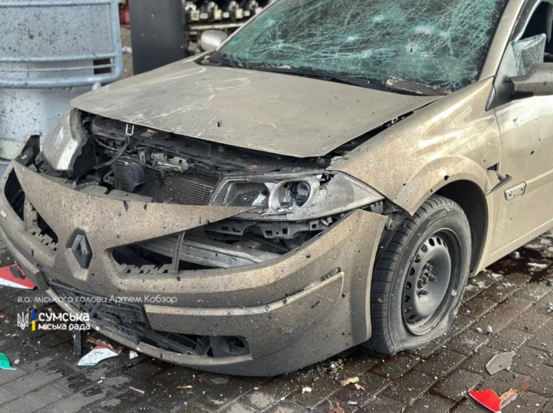 Ворог завдав удару по АЗС у Сумах: є поранені