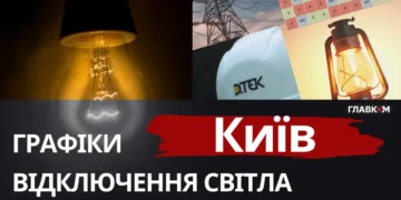 Київ: графіки відключення світла 12 листопада 2025 року