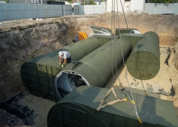 У Бородянці встановлено перше модульне підземне укриття (фото)