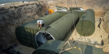 У Бородянці встановлено перше модульне підземне укриття (фото)