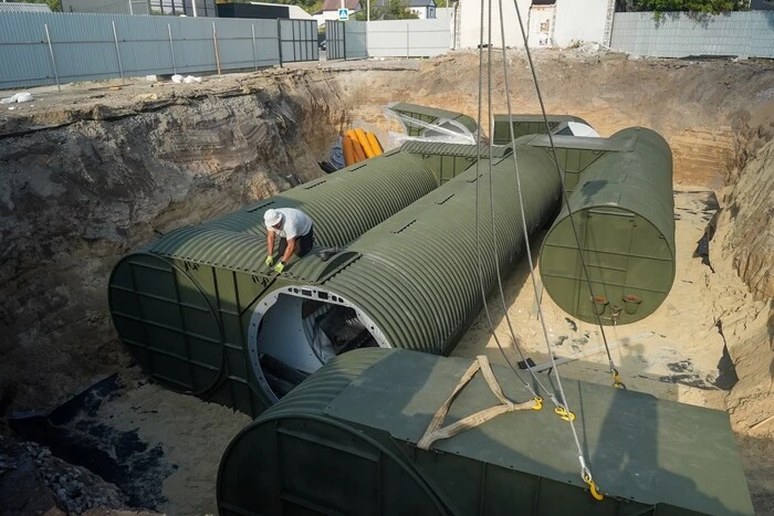 У Бородянці встановлено перше модульне підземне укриття (фото)