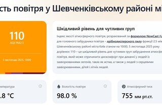 У трьох районах столиці погіршилась якість повітря: дані моніторингу