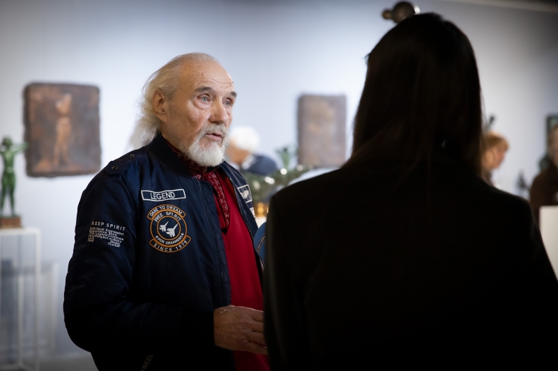 Автор монумента Незалежності. У Києві відкрилася виставка скульптора Анатолія Куща