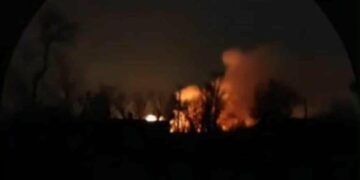 На Луганщині дрони підірвали склад боєприпасів в окупованому Довжанську, – ВІДЕО