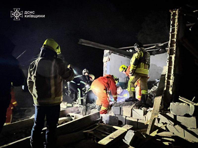 Наслідки удару по Київщині: фото