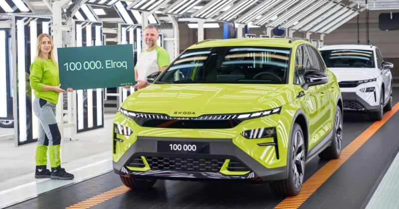 Škoda Elroq подолав позначку в 100 000 випущених екземплярів