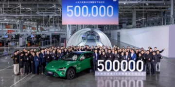 Xiaomi випустила 500-тисячний автомобіль