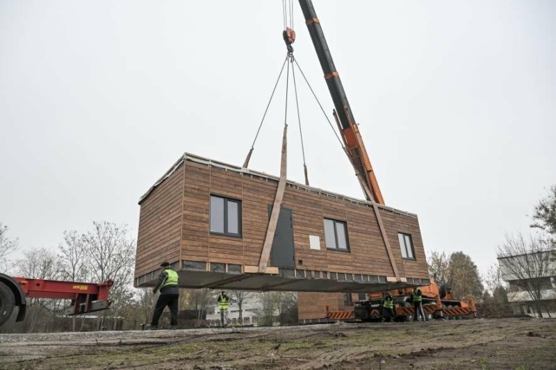 30 квадратних метрів на родину: у Запоріжжі будують модульні будинки для ВПО, - ФОТОРЕПОРТАЖ