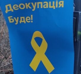 Активісти руху «Жовта стрічка» провели в Криму акцію перед стартом парламентського саміту «Кримської платформи»