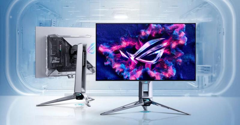 ASUS випустила ROG Swift OLED PG27AQWP-W — перший у світі OLED-монітор із частотою до 720 Гц