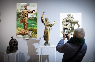 Автор монумента Незалежності. У Києві відкрилася виставка скульптора Анатолія Куща