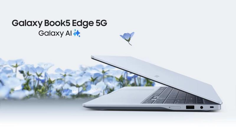 Samsung представила Galaxy Book5 Edge — компактний ARM-ноутбук з 5G і високою автономністю