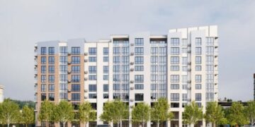 Лабораторія будуватиме каскадний дім. Архітектори кажуть: 10 поверхів — це забагато