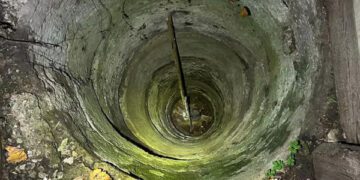 На Дніпропетровщині рятувальники визволили кота з 9-метрового колодязя