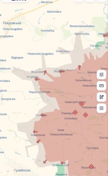 НОВОПАВЛІВЬКИЙ НАПРЯМОК З БОКУ ГРОМАД КОЛИШНЬОГО МЕЖІВСЬКОГО РАЙОНУ, А ТАКОЖ ВЗДОВЖ ГРОМАД КОЛИШНЬОГО ПОКРОВСЬКОГО ВРАЖІ СИЛИ ПРОДОВЖУЮТЬ РОЗТЯГУВАТИ «СІРУ ЗОНУ»