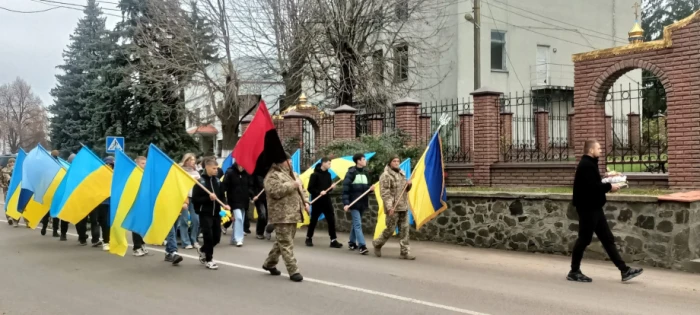 Підгайцівська громада провела в останню путь свого героя – Олександра Пекного