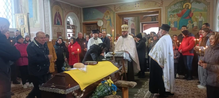Підгайцівська громада провела в останню путь свого героя – Олександра Пекного
