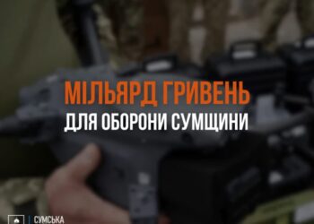 Понад мільярд гривень спрямували на посилення оборони Сумщини у 2025 році