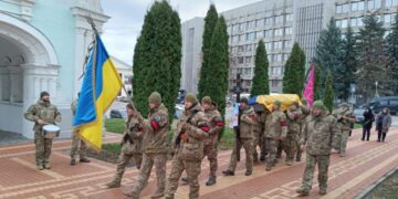 Сум’яни попрощалися із захисником Андрієм Гладенком