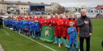 У Луцьку під час футбольного матчу збирали кошти на потреби бойового підрозділу прикордонників