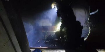 У Павлограді на пожежі ледве не загинув чоловік