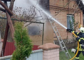 У селі біля Луцька сталася пожежа – загорівся будинок. ФОТО
