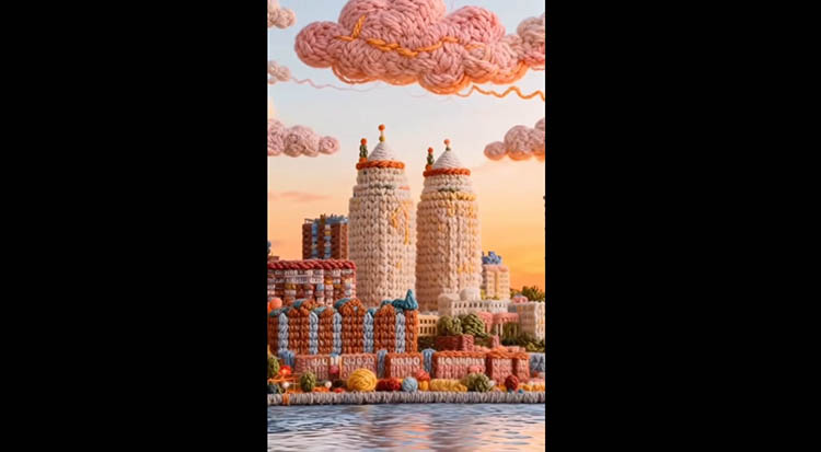 У соцмережі показали в’язаний Дніпро від ШІ