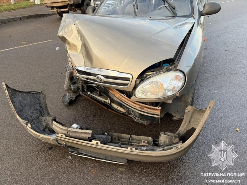 У Сумах в ДТП постраждала 5-річна дівчинка