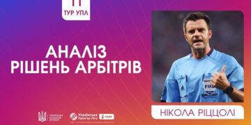 ВІДЕО. Ріццолі прокоментував спірні суддівські моменти 11-го туру УПЛ