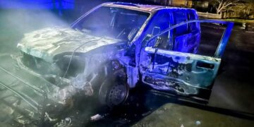 Житель Березнівщини на замовлення Росії спалив волонтерський позашляховик