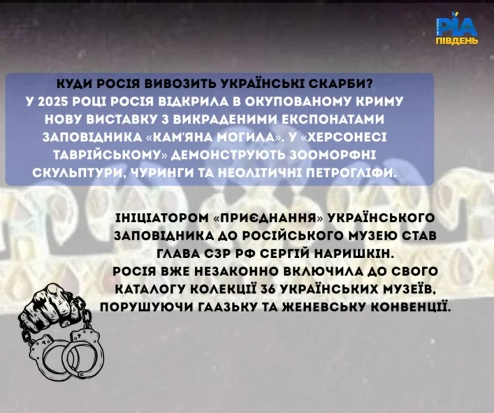 Зброя гунів, скіфські мечі та візантійські ікони: як російські окупанти розкрадають унікальні скарби українських музеїв