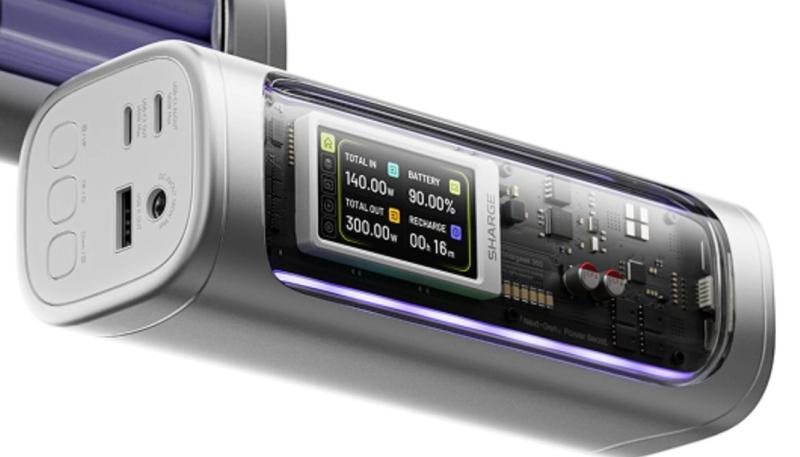 Представлено монструозний павербанк Shargeek 300 із ємністю 24 000 мА&middot;г і підтримкою 300 Вт зарядки